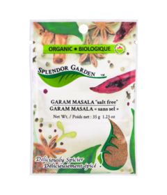 Splendor Garden Organic Garam Marsala Salt Free