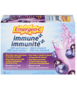 Emergen-C Immune + Blueberry Acai Vitamine C Mélange de boissons multivitamines
