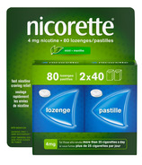 Nicorette 4mg De Remplacement De Nicotine Pastilles Menthe