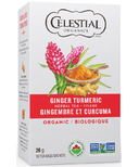 Celestial Seasonings Organic Ginger Turmeric Herbal Tea
