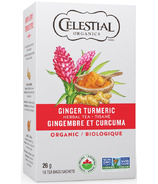 Celestial Seasonings Tisane biologique au gingembre et au curcuma