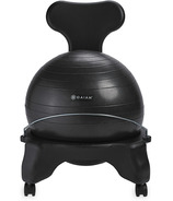 Gaiam Classic Balance Ball Chair Black