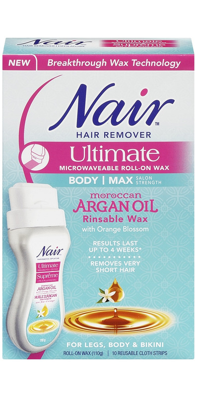 Buy Nair Ultimate Microwavable Roll-On Wax with Moroccan Argan Oil for ...