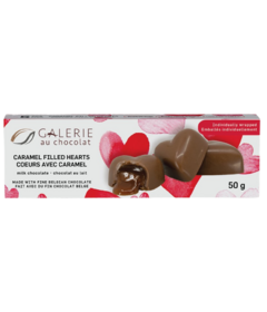 Galerie Au Chocolat Milk Chocolate Caramel Hearts