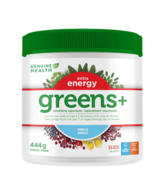 Genuine Health Greens+ Extra Energy Vanilla