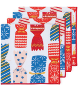 Now Designs Cocktail Napkins Set Christmas Charms