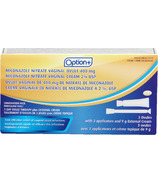 Option+ Nitrate de Miconazole Ovule Vaginal 400mg & Crème 2% USP