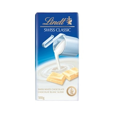 Achetez Lindt Swiss Classic Barre de chocolat blanc sur