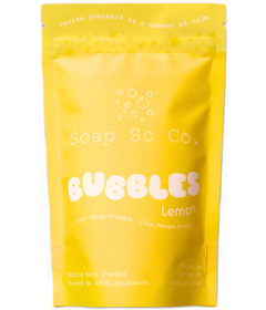 Soap So Co. Bubbles Bath Powder Lemon