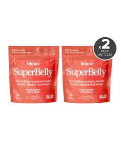 Blume SuperBelly Hydration Powder Peach Lychee 2 Pack