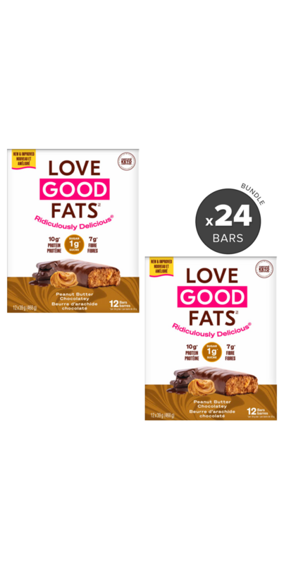 Buy Love Good Fats Peanut Butter Chocolate Snack Bar Bundle at Well.ca ...