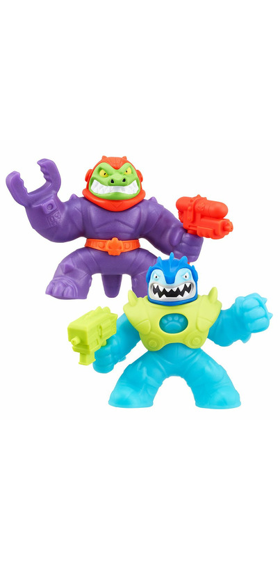 Buy Heros of Goo Jit Zu Galaxy Blast Thrash vs Quickdraw Rock Jaw