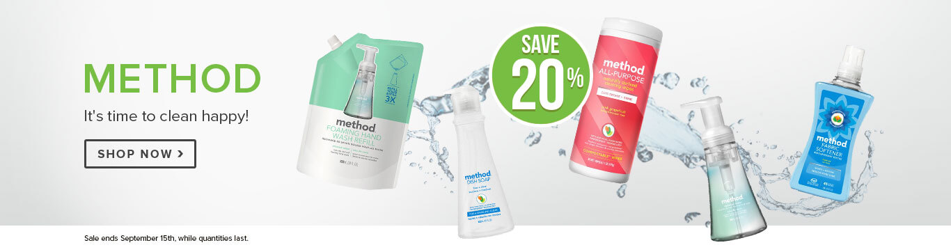 Save 20% on Method