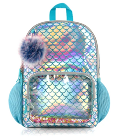 Sac à dos tendance Heys Tween motif sirène holographique