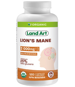 Land Art Organic Lion's Mane 2000mg