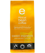 Ethical Bean Coffee Sweet Espresso Medium Dark Roast Ground Coffee
