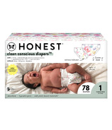 The Honest Company Club Box Diapers Rose Blossom and Tutu Cute