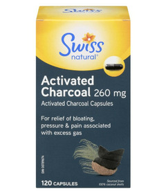 Swiss Natural Vitamins Activated Charcoal 260mg