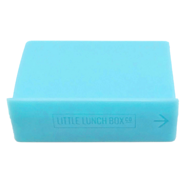 light blue lunch box