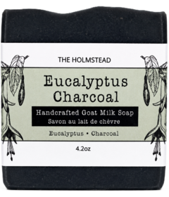 The Holmstead Bar Soap Eucalyptus Charcoal