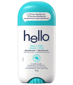 Hello Aluminum Free Stick Deodorant Clean + Fresh