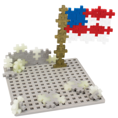 Plus Plus Moon Builder and Baseplate Plus Plus Moon Builder and Baseplate
