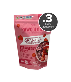 Rawcology Organic Gluten Free Grain Free Granola Strawberry Beet Bundle