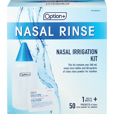 Sinus Rinse Kit with 50 Solution Packets
