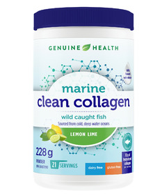 Genuine Health Clean Collagen Marine Lemon Lime