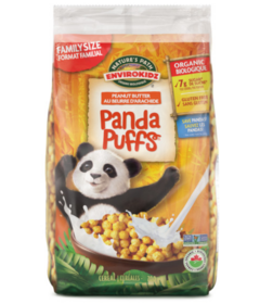 Nature's Path Envirokidz Organic Panda Puffs Cereal EcoPac Bag