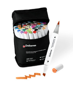 DeSerres Alcohol Dual-Tip Marker Set