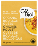 GoBIO! Cubes de bouillon de poulet biologique