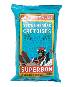 Superbon Salt & Cretan Herbs Potato Crisps