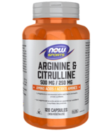 NOW Foods Sports Arginine 500mg & Citrulline 250mg