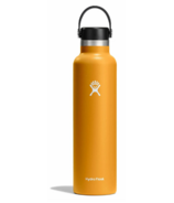 Bouteille Hydro Flask à goulot standard avec bouchon flexible Fossil