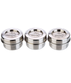 Lunchbots Leak-Proof Stainless Steel Dip Containers