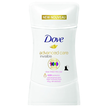 Buy Dove Advanced Care Invisible Clear Finish Antiperspirant Stick at