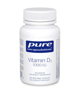 Pure Encapsulations Vitamine D3 1,000 I.U. 