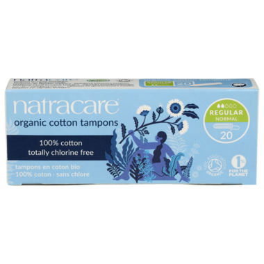 Organic Cotton Applicator Free Tampons