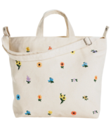 BAGGU Horizontal Zip Duck Bag Embroidered Ditsy Floral