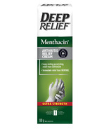 Deep Relief Menthacin Ultra Strength Dual Action Arthritis Relief Cream (Crème pour le soulagement de l'arthrite)