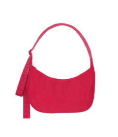 image of BAGGU Medium Nylon Crescent Bag Candy Apple with sku:317906