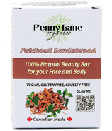Penny Lane Organics Barre de Beauté 100 % Naturelle Patchouli et Bois de Santal