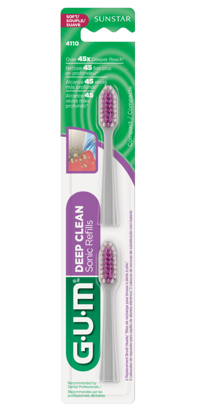 gum toothbrush replacement heads