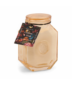 Paddywax Botanica White Glass Cotton & Teak