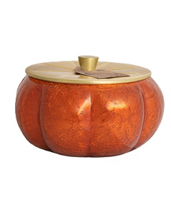 image of Thymes Large Poured Candle 3 Wick Pumpkin Laurel with sku:334391