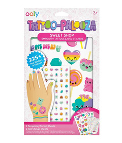 OOLY Tattoo Palooza Tattos and Nail Stickers Sweet Shop