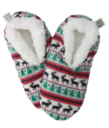 Hatley Elk Fair Isle Women's Warm & Cozy Slippers