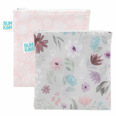 Buy Bumkins Reusable Snack Bags Large Floral At Well.ca 