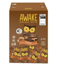 AWAKE Caffeinated Chocolate Caramel Milk Chocolate